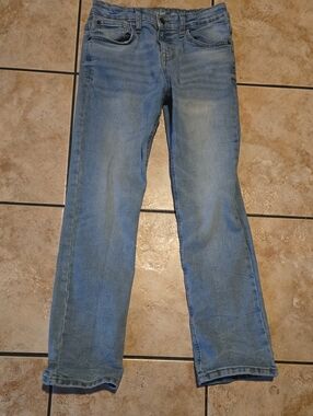 Light Blue Straight-Leg Jeans
